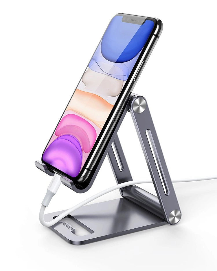 Ugreen metal aluminum folding phone holder tablet gray (LP263 80708)_6