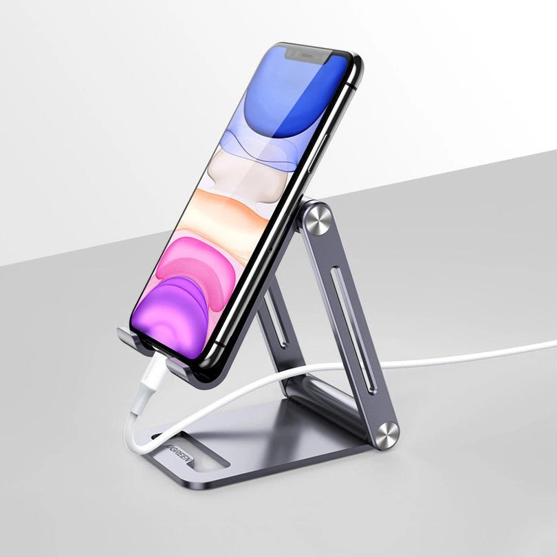 Ugreen metal aluminum folding phone holder tablet gray (LP263 80708)_8
