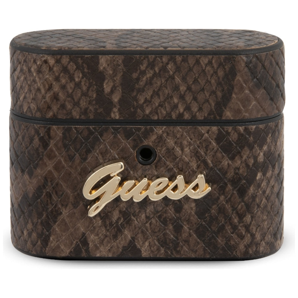 Guess GUACAPPUSNSMLBR AirPods Pro cover brown/brown Python Collection_0