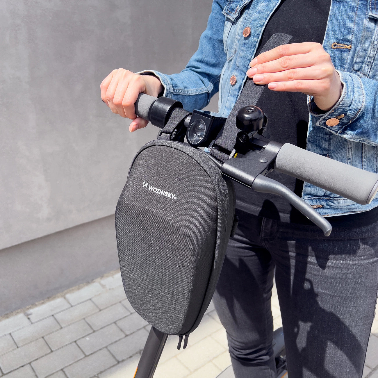 Wozinsky waterproof scooter bar bag scooter bag 4l black (WSB1BK)_5