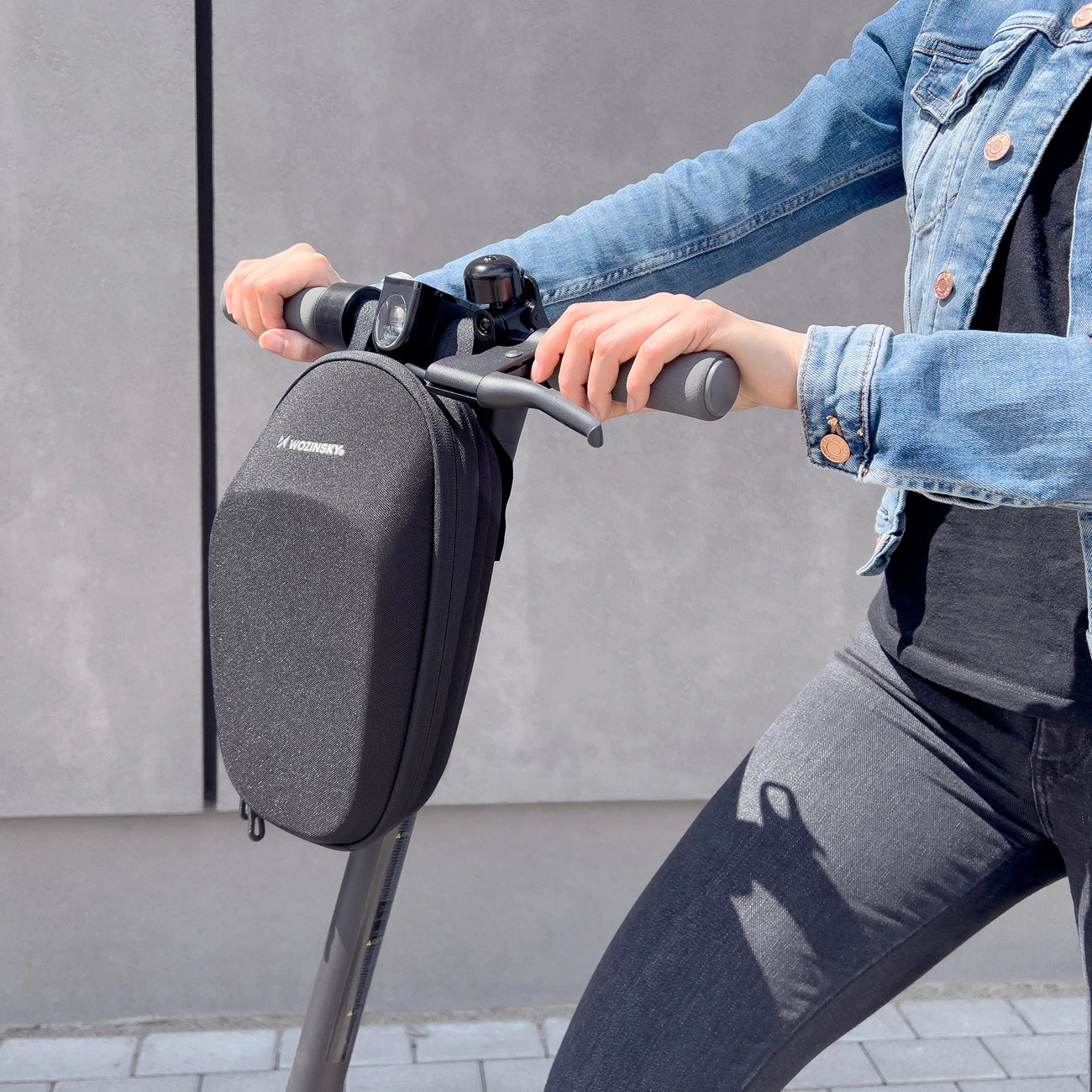 Wozinsky waterproof scooter bar bag scooter bag 4l black (WSB1BK)_7
