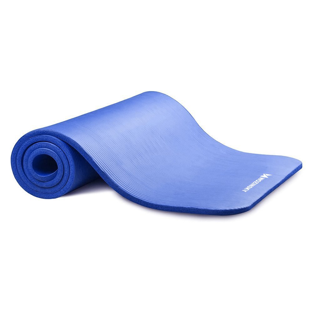 Wozinsky exercise mat 181 x 63 x 0.9 cm thick gymnastic yoga mat blue_2