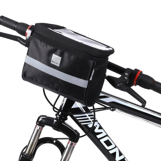 Wozinsky bike handlebar bag with phone case 2l black (WBB12BK)_0