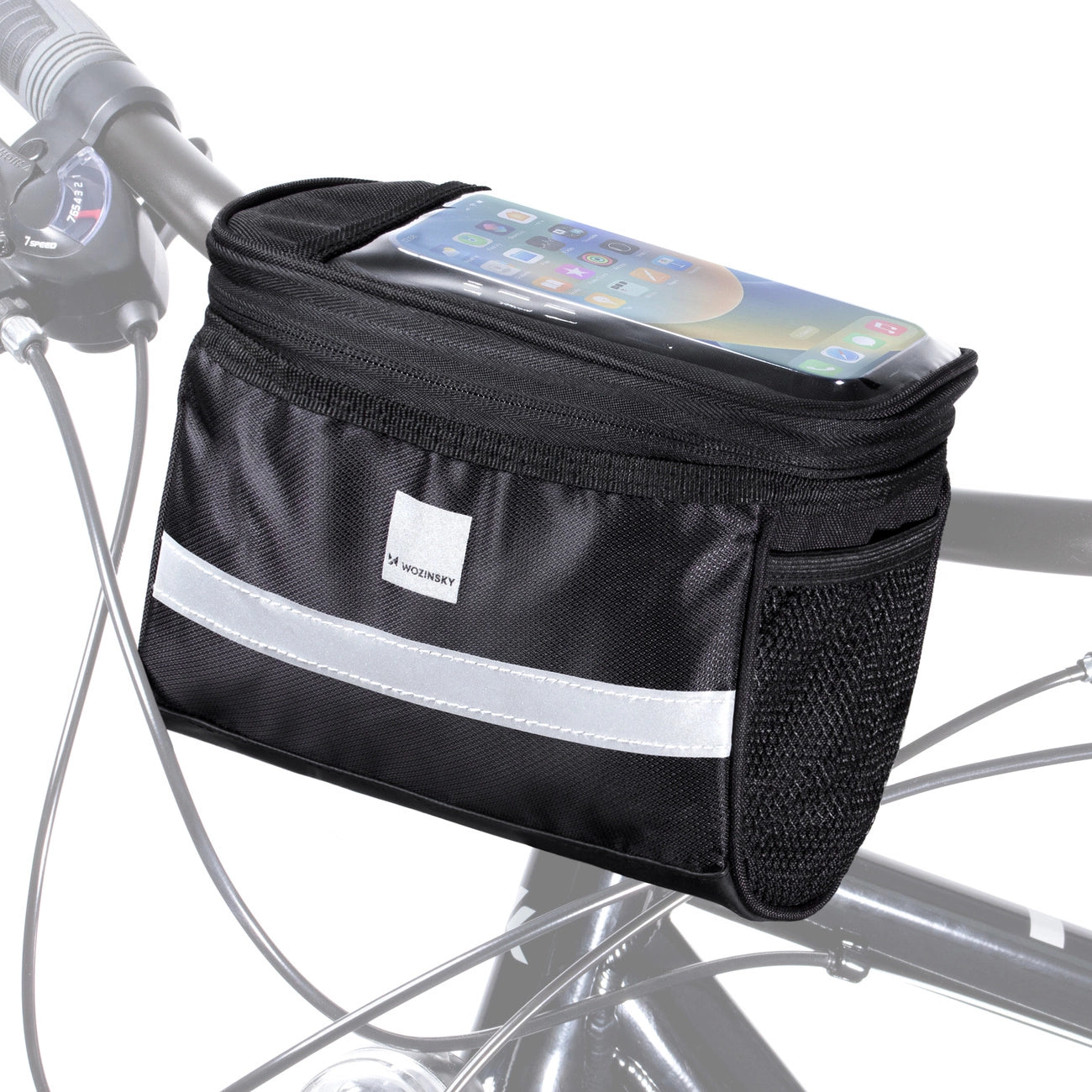 Wozinsky bike handlebar bag with phone case 2l black (WBB12BK)_11