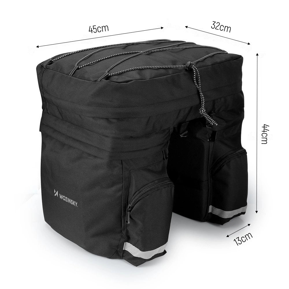 Wozinsky spacious bike bag 60 l for the trunk (rain cover included) black (WBB13BK)_17