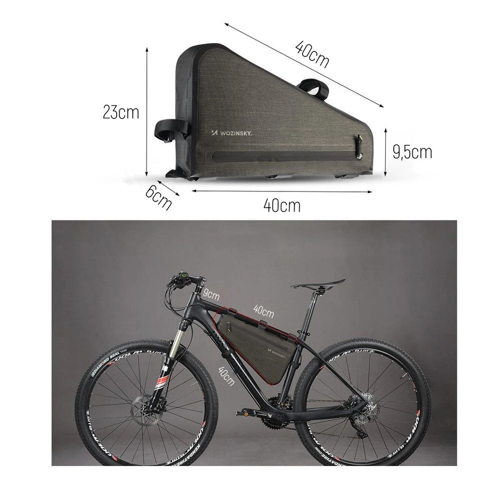 Wozinsky bicycle frame bag 3.5 l gray (WBB15BK)_6
