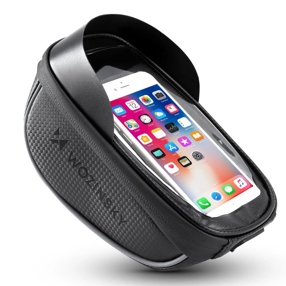 Wozinsky bike handlebar bag with phone case 1l black (WBB16BK)_1