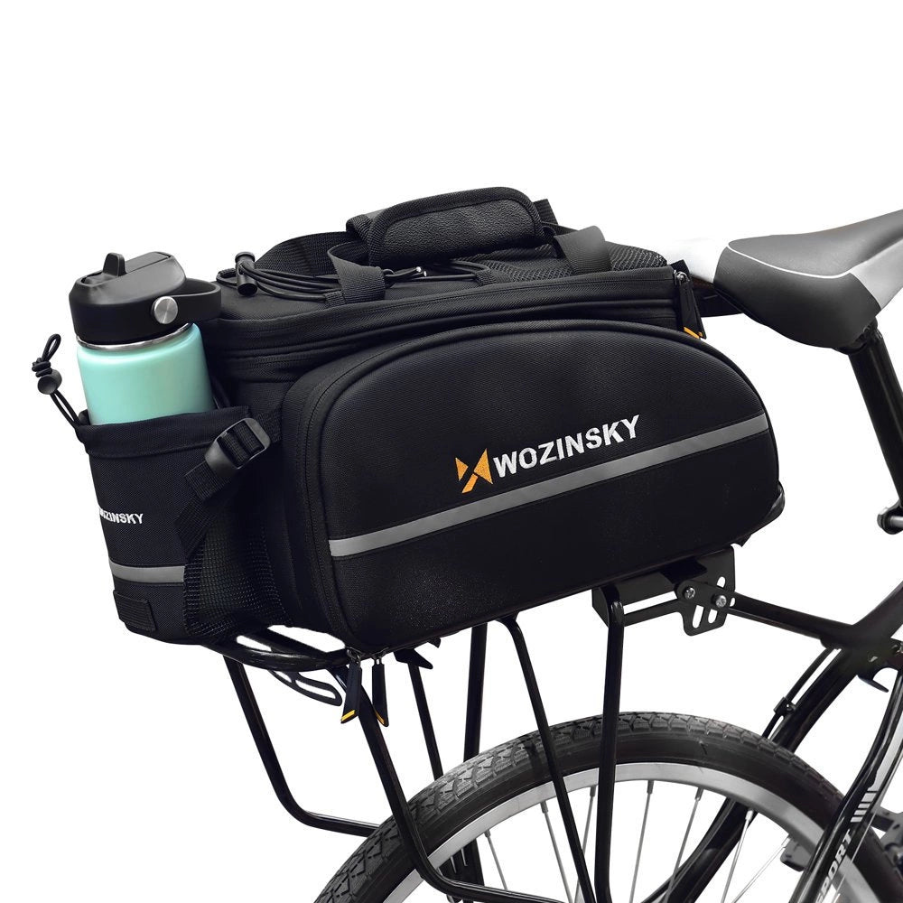 Wozinsky roomy bike carrier bag 35L (rain cover included) black (WBB19BK)_2