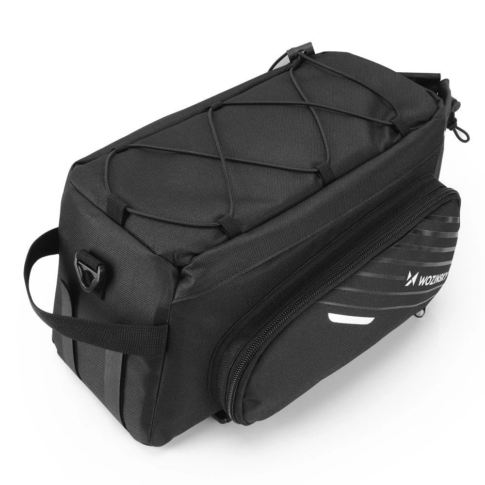 Wozinsky bike carrier bag with 9l shoulder strap (rain cover included) black (WBB22BK)_1