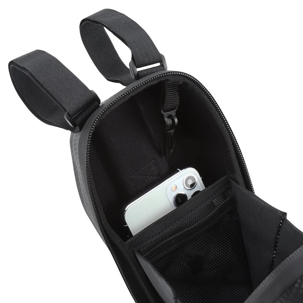Wozinsky waterproof scooter handlebar bag 2l handlebar bag black (WSB3BK)_13