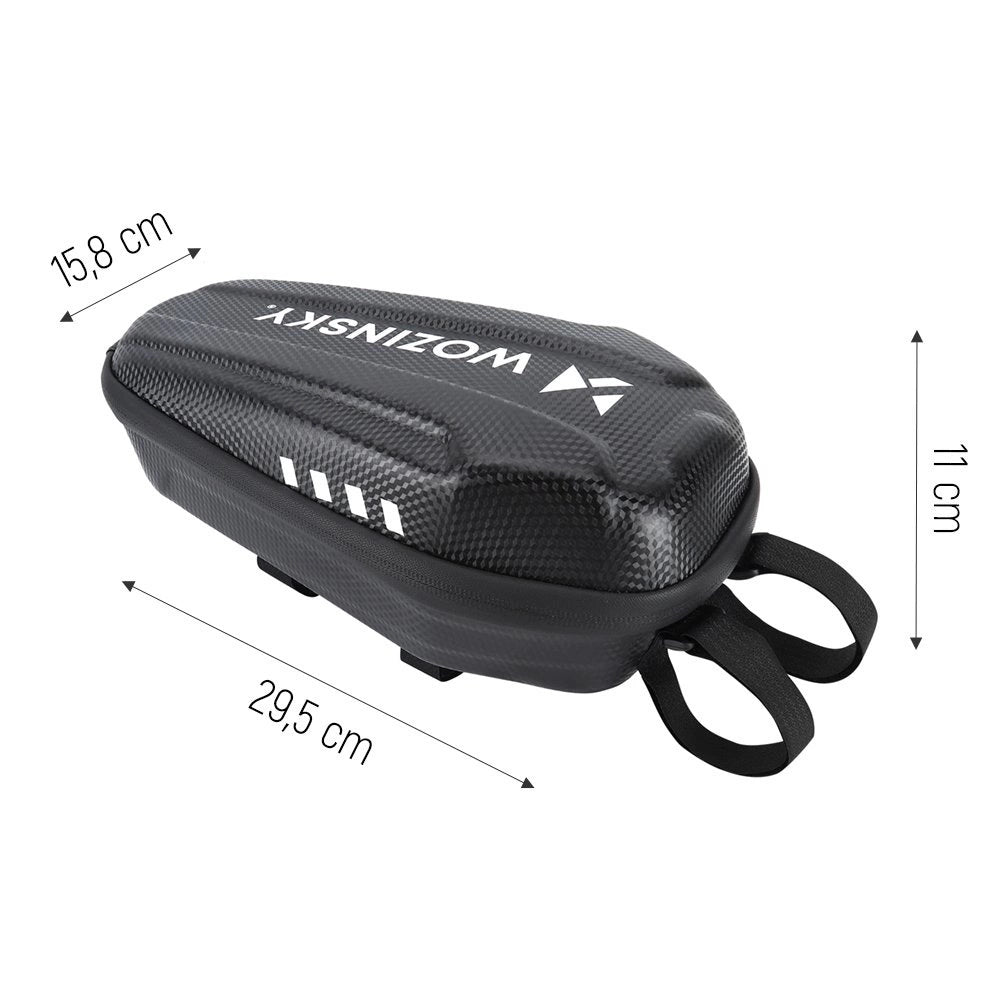Wozinsky waterproof scooter handlebar bag 3l handlebar bag black (WSB4BK)_3