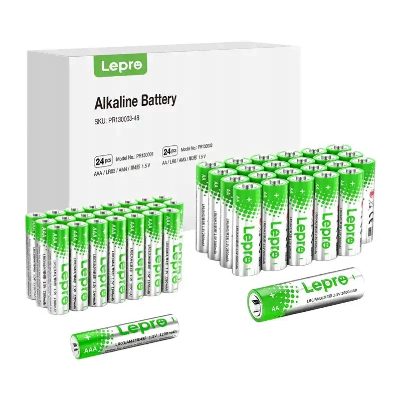 LEPRO 130003-48 AA/AAA Alkaline Batteries, 48-Pack_0