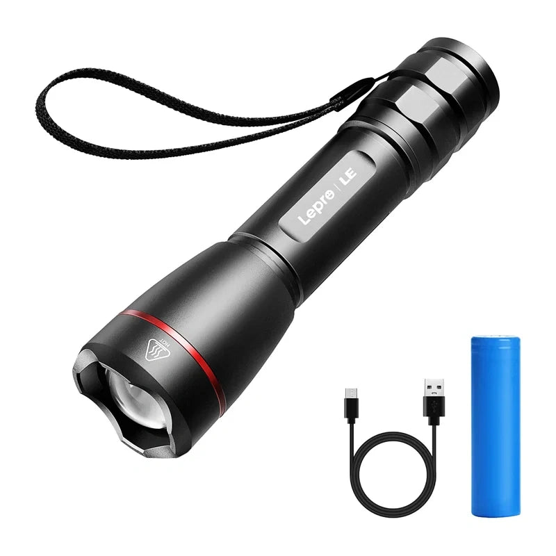 LEPRO 120024 1000lm USB flashlight_0