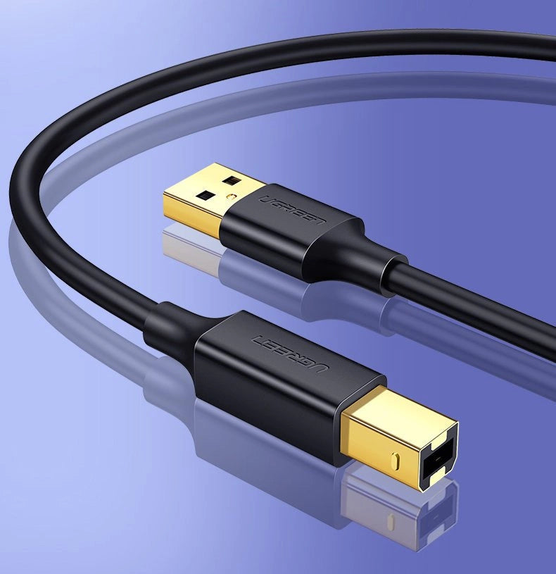 Ugreen USB Type B printer cable (male) - USB 2.0 (male) 480 Mbps 1.5 m black (US135 10350)_1