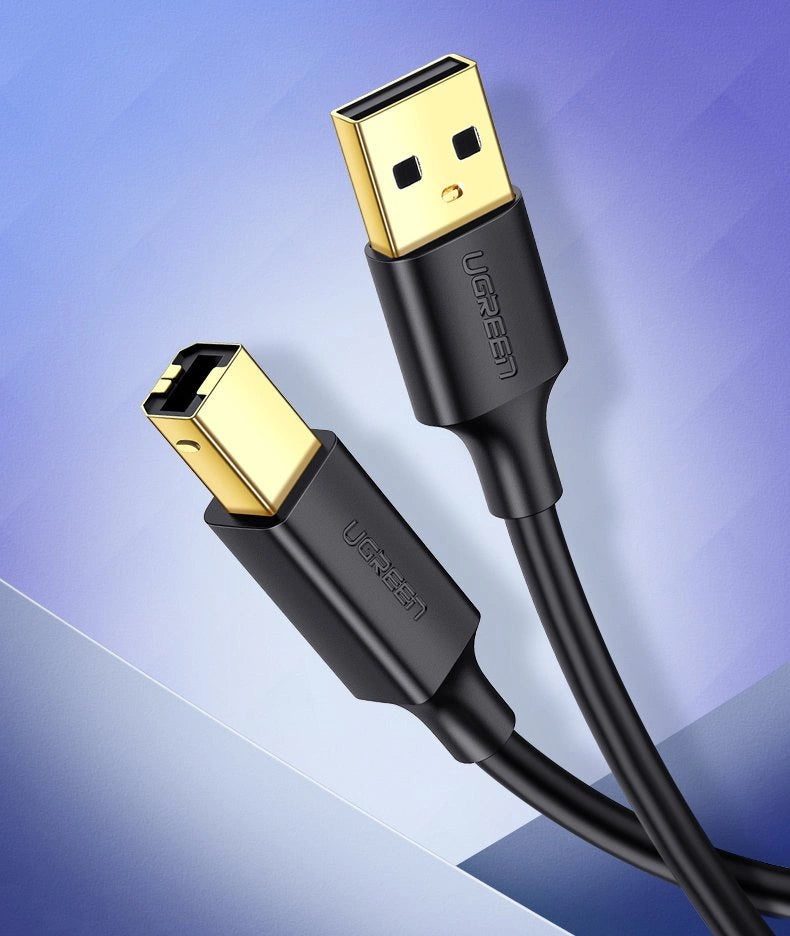 Ugreen USB Type B printer cable (male) - USB 2.0 (male) 480 Mbps 1.5 m black (US135 10350)_7