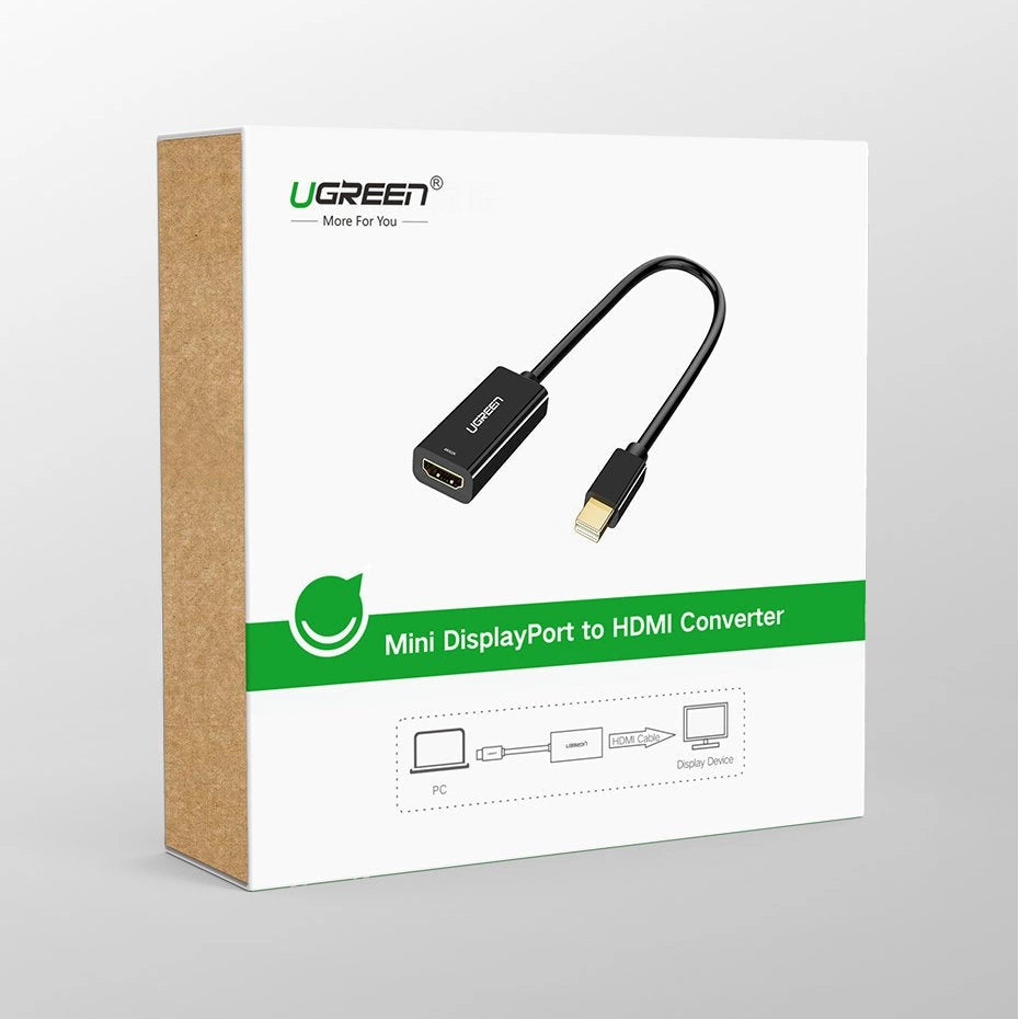 Ugreen MD112 10460 mini DisplayPort (male) / HDMI (female) FHD 1080p adapter - white_4