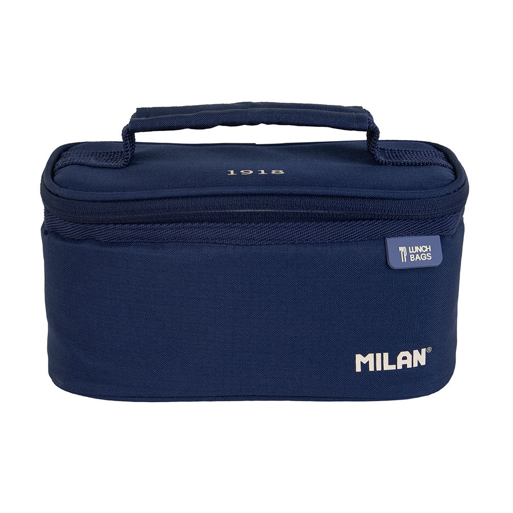 Saco térmico pequeno para alimentos com 1 recipiente (1,5 l) serie 1918, azul marinho milan_0