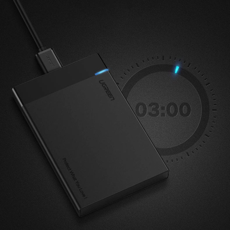Ugreen bay for HDD SSD disk housing 2.5 '' SATA USB 3.2 Gen 1 (5 Gbps) micro USB SuperSpeed + 0.5 m cable black (US221 30848)_15