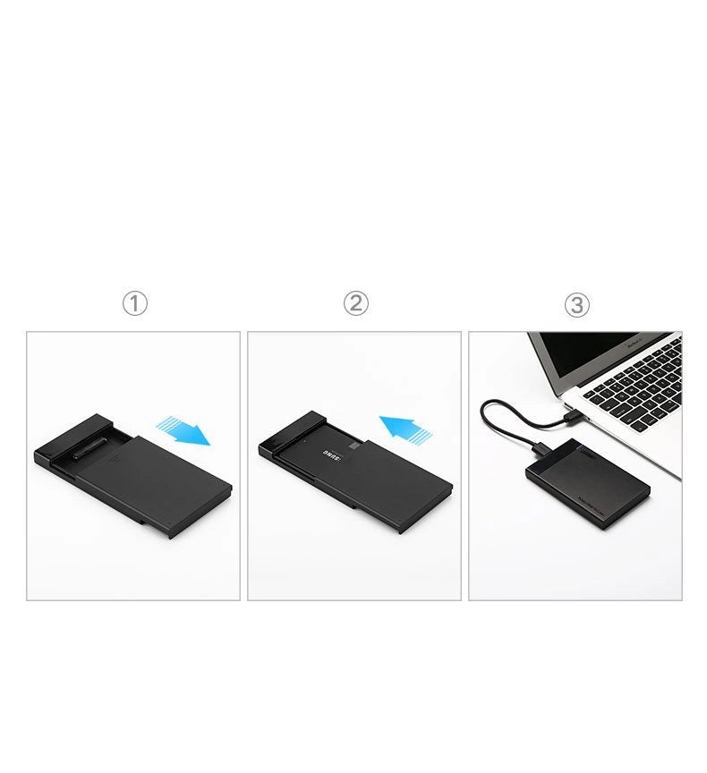 Ugreen bay for HDD SSD disk housing 2.5 '' SATA USB 3.2 Gen 1 (5 Gbps) micro USB SuperSpeed + 0.5 m cable black (US221 30848)_20