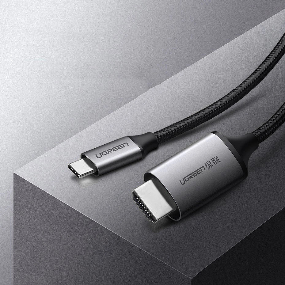 Ugreen cable HDMI cable - USB Type C 4K 60 Hz 1.5 m black-gray (MM142 50570)_9
