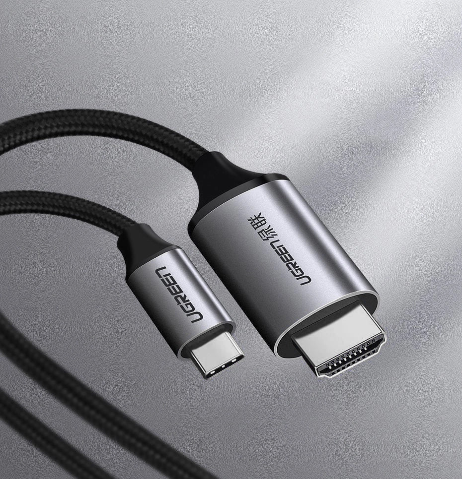 Ugreen cable HDMI cable - USB Type C 4K 60 Hz 1.5 m black-gray (MM142 50570)_3