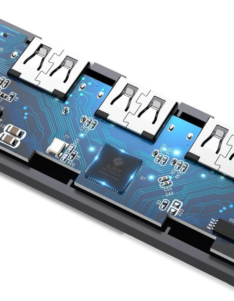 Ugreen USB HUB - 4x USB 3.2 Gen 1 with micro USB power port gray (CM219 50985)_17