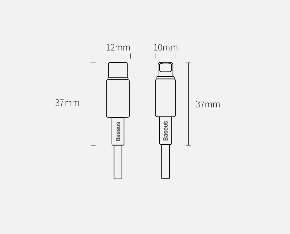 Baseus CATLWJ-A01 Lightning - USB-C PD 20W 480Mb/s 2m cable - black_25