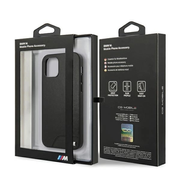 Etui BMW BMHCP12SMHOLBK iPhone 12 mini 5,4" czarny/black hardcase M Collection Smooth PU_8
