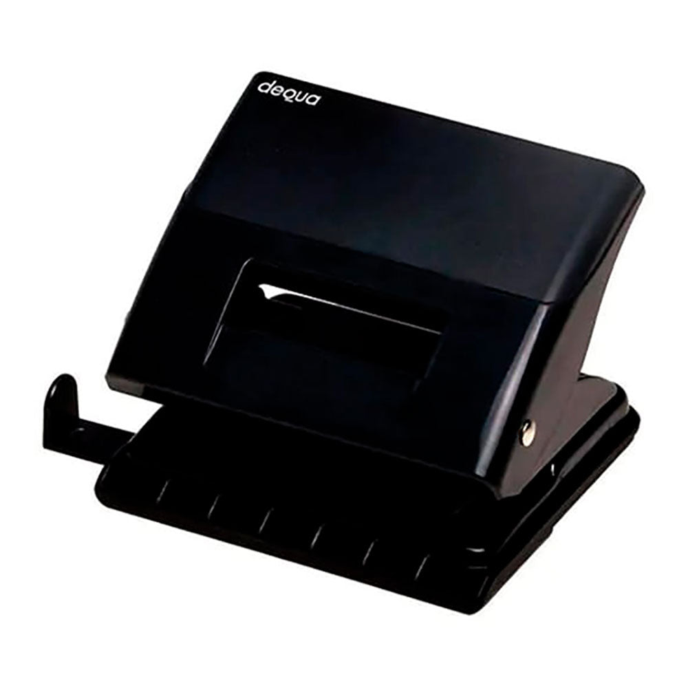 Furador de papel preto de 2 furos_0