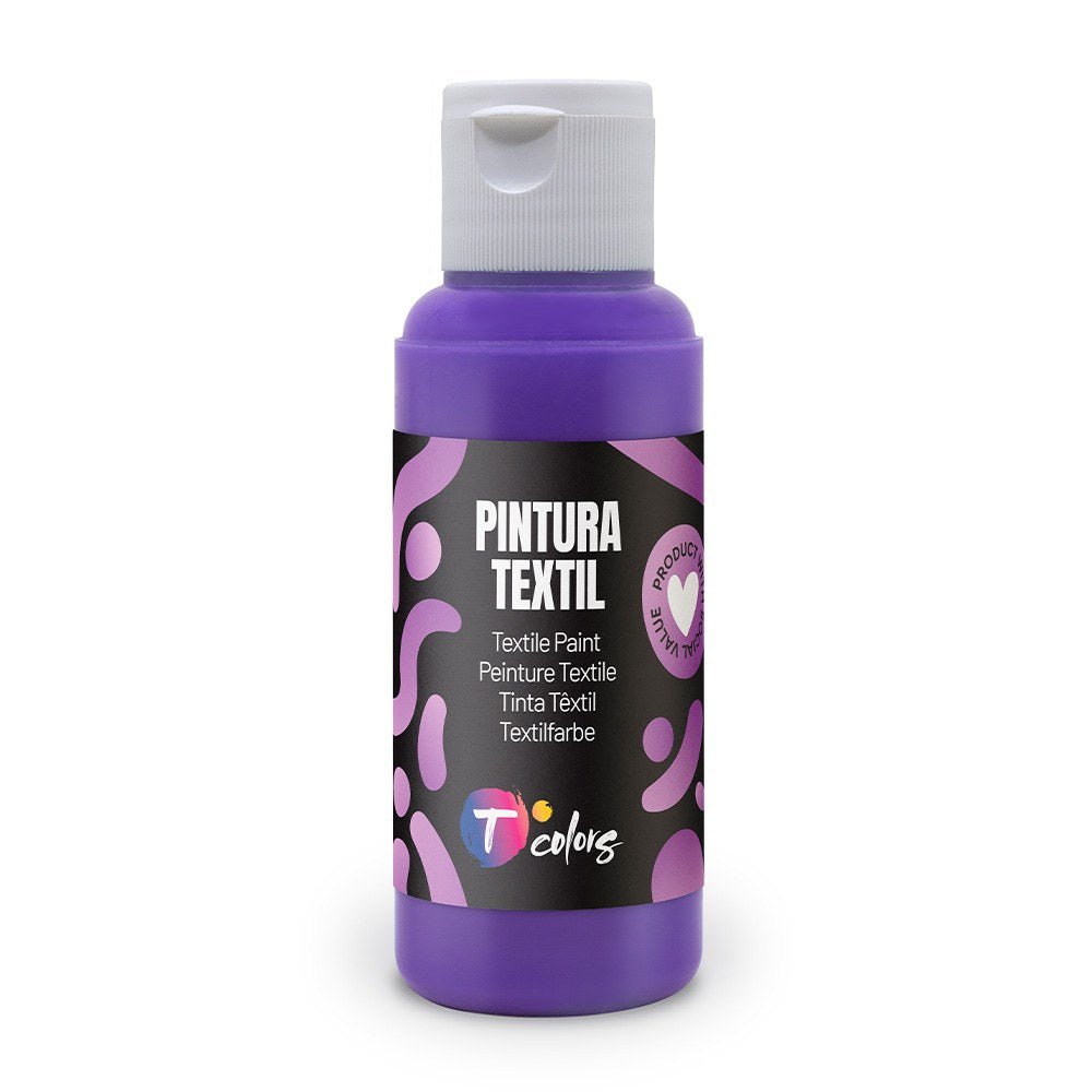 Tinta têxtil violeta , 80 ml_0