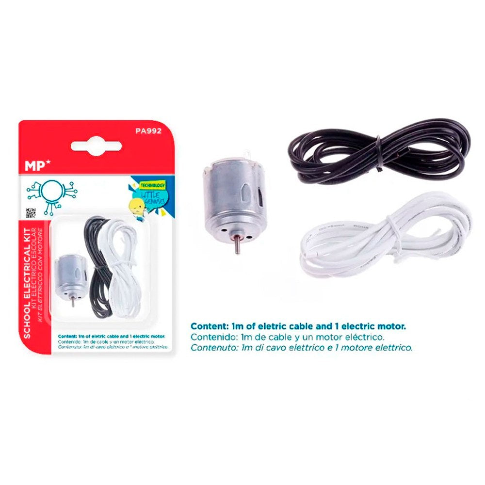Kit elétrico para projetos escolares com motor_0