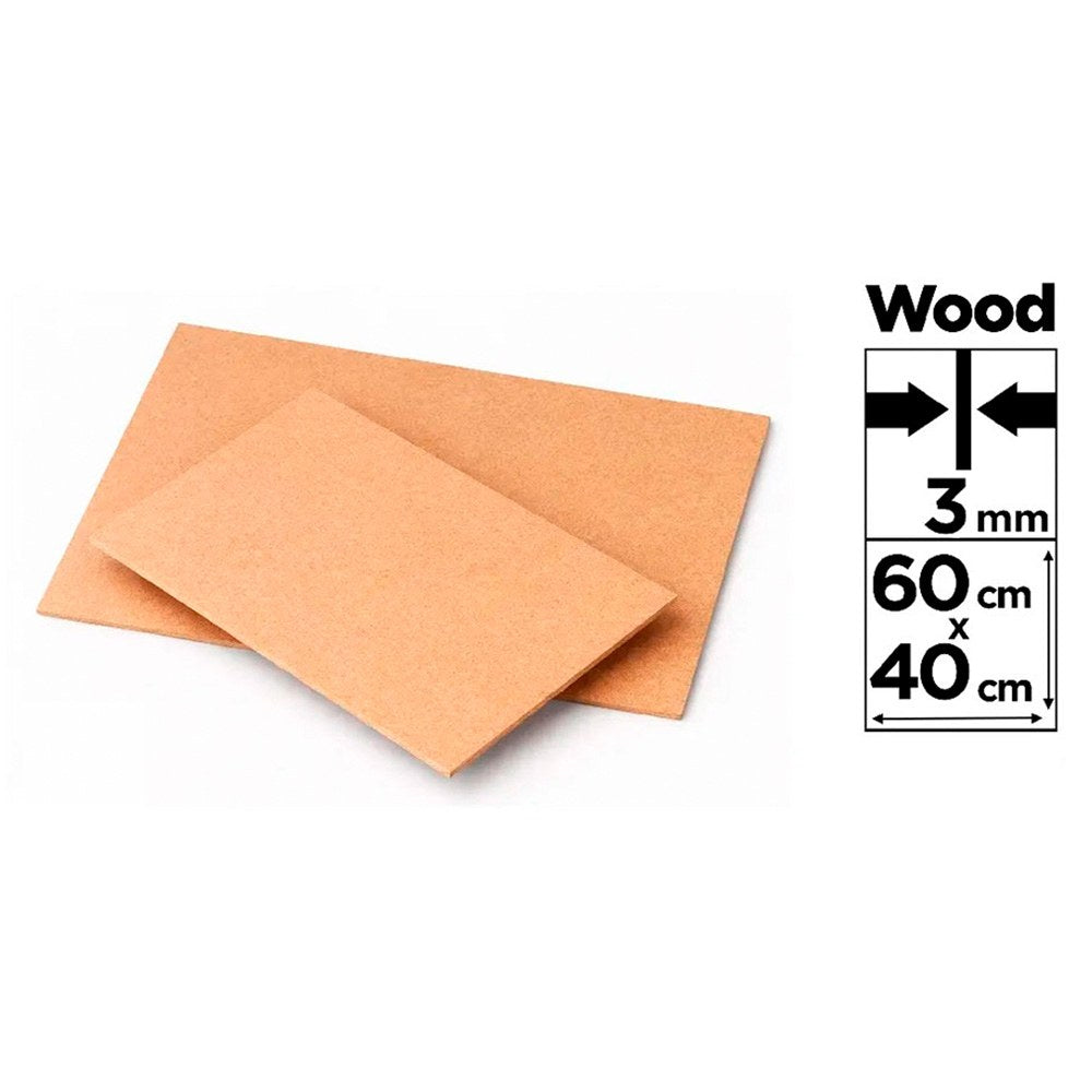 Placa de mdf para artesanato, 3 mm de espessura, 40 x 60 cm_0