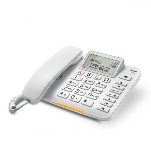 Gigaset DL380 Teléfono analógico Blanco Identificador de llamadas_4