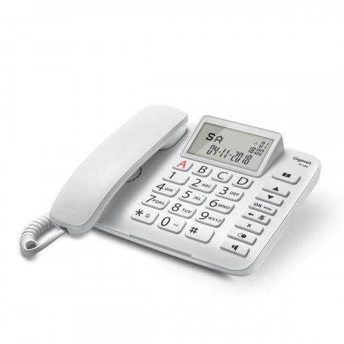 Gigaset DL380 Teléfono analógico Blanco Identificador de llamadas_5