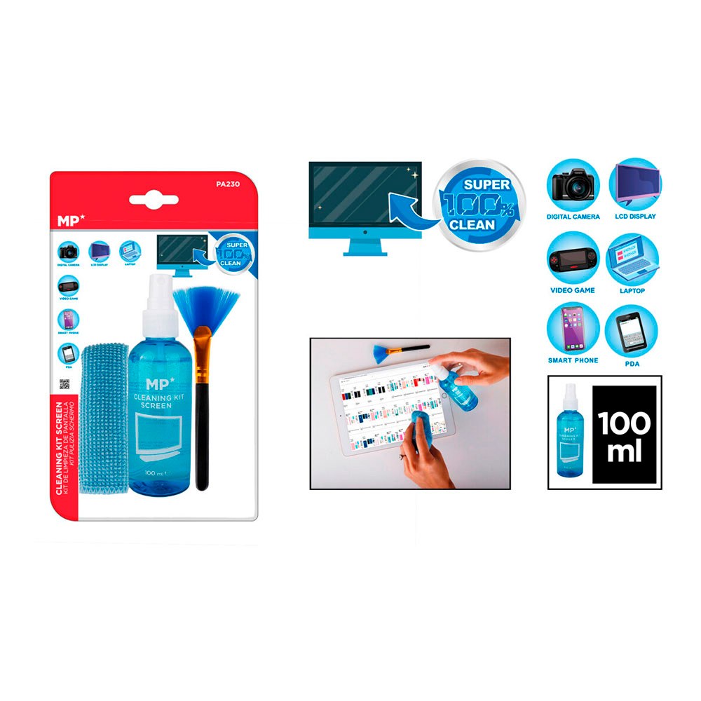 Kit de limpeza para tela lcd, embalagem blister_0