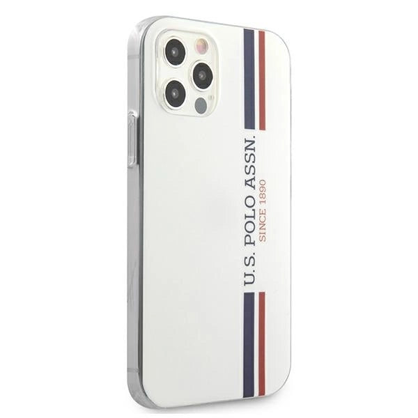 US Polo USHCP12MPCUSSWH iPhone 12/12 Pro 6,1" biały/white Tricolor Collection_3