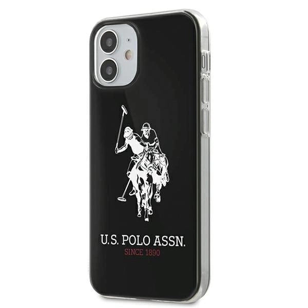 US Polo USHCP12STPUHRBK iPhone 12 mini 5,4" czarny/black Shiny Big Logo_1