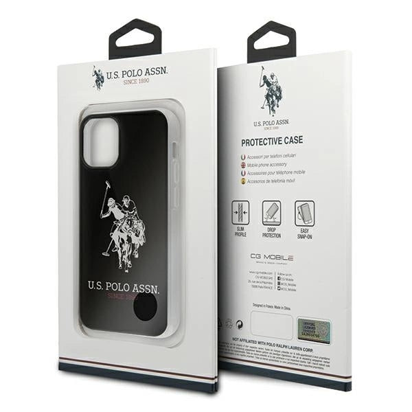 US Polo USHCP12STPUHRBK iPhone 12 mini 5,4" czarny/black Shiny Big Logo_4