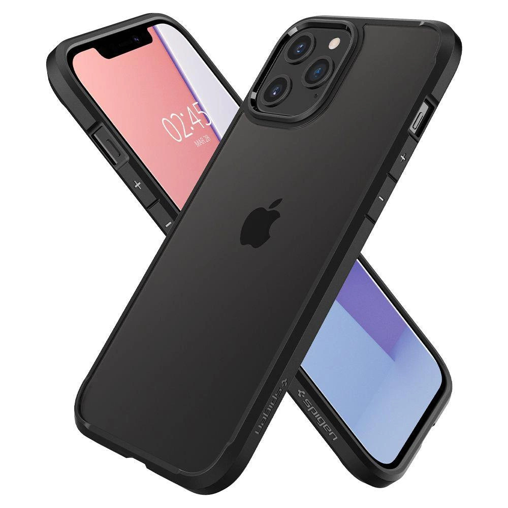 Spigen Ultra Hybrid Case for iPhone 12 / iPhone 12 Pro - Matte Black_6