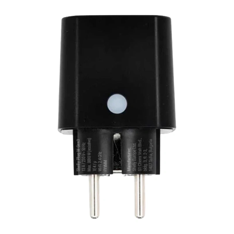 Shelly Plug M Gen3 Smart Outlet (Black)_3