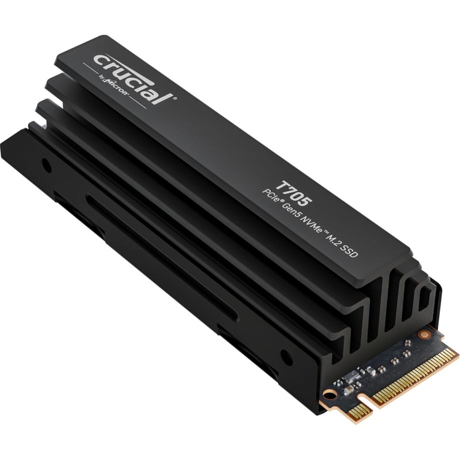 SSD Crucial T705 / 4TB / PCIe Gen5 NVMe M.2 / Com dissipador_1