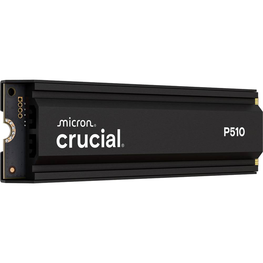 SSD M.2 2280 Crucial P510 1TB c/ Heatsink TLC NAND NVMe PCIe Gen 5.0x4