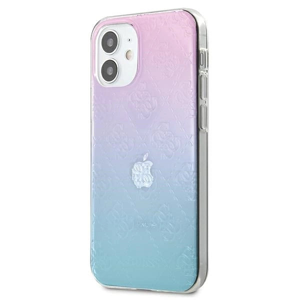 Guess GUHCP12S3D4GGBP iPhone 12 mini 5.4" blue-pink/blue&pink hardcase 4G 3D Pattern Collection_1