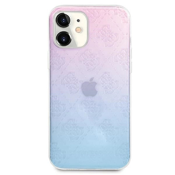 Guess GUHCP12S3D4GGBP iPhone 12 mini 5.4" blue-pink/blue&pink hardcase 4G 3D Pattern Collection_2