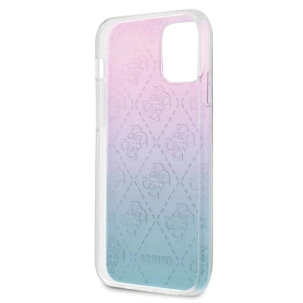 Guess GUHCP12S3D4GGBP iPhone 12 mini 5.4" blue-pink/blue&pink hardcase 4G 3D Pattern Collection_6