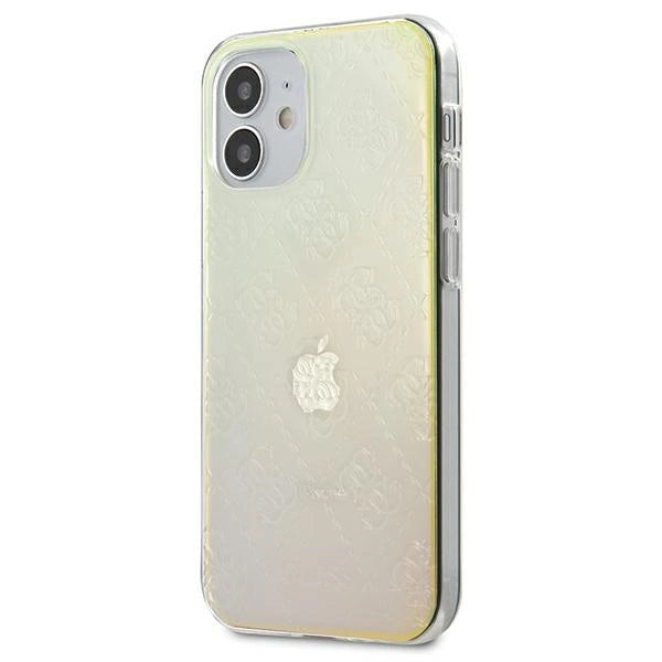Guess GUHCP12S3D4GIRBL iPhone 12 mini 5.4" iridescent/opal hardcase 4G 3D Pattern Collection_1