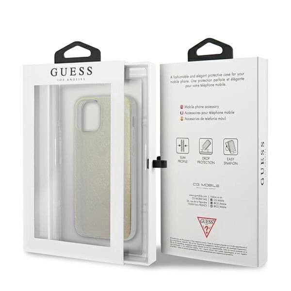 Guess GUHCP12S3D4GIRBL iPhone 12 mini 5.4" iridescent/opal hardcase 4G 3D Pattern Collection_4