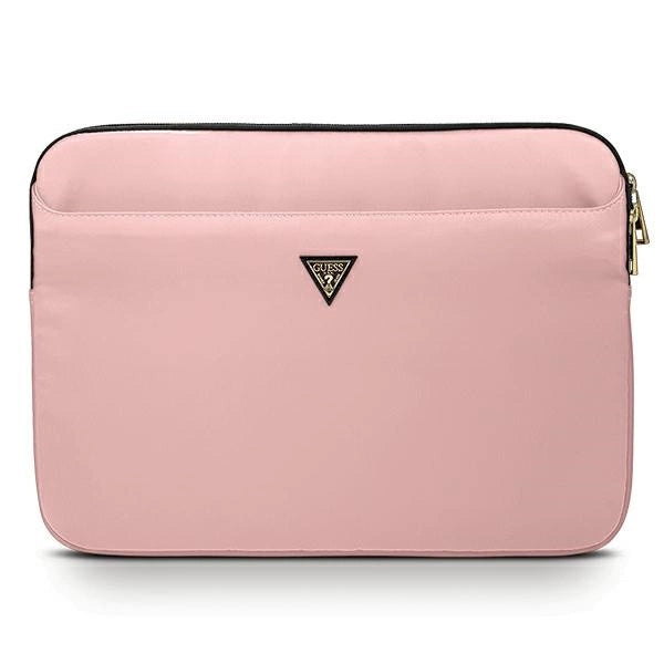 Guess Nylon Triangle Logo case for a 13" laptop - pink_0