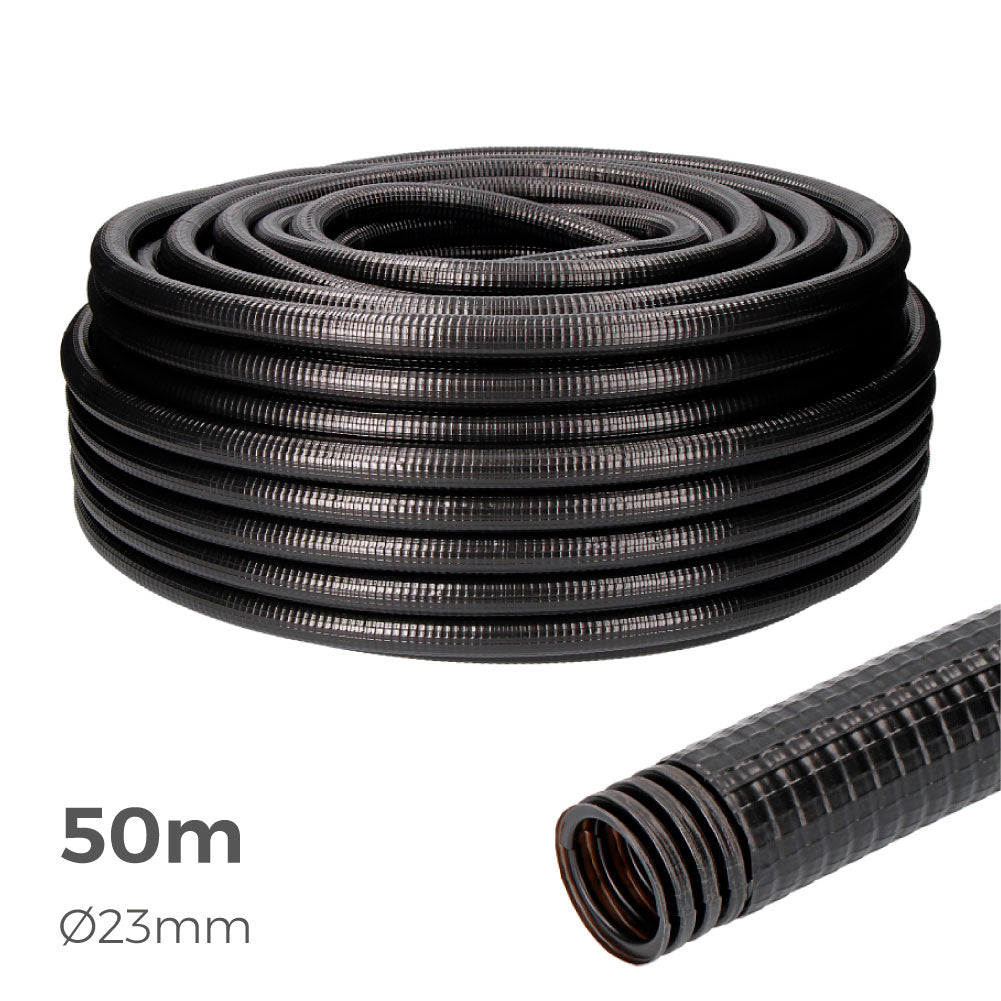 Tubo anelado ferroplast exterior 23mm ce m-32 euro/m_0