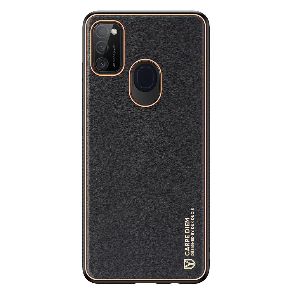 Dux Ducis Yolo elegant case made of soft TPU and PU leather for Samsung Galaxy M30s black_0